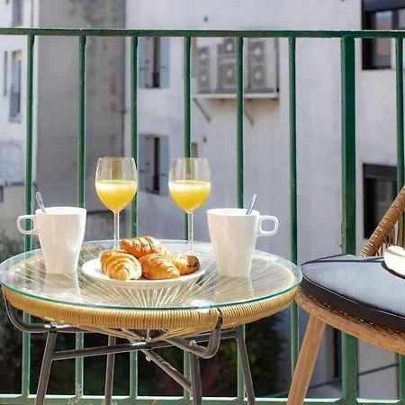 L19 1bdr Massena 2mins Sea/promenadeac/balcony *